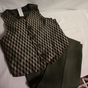 Vest and slacks Boys size 4